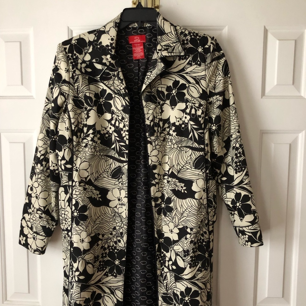GORGEOUS!! Oscar De La Renta Trench Coat SIZE 14